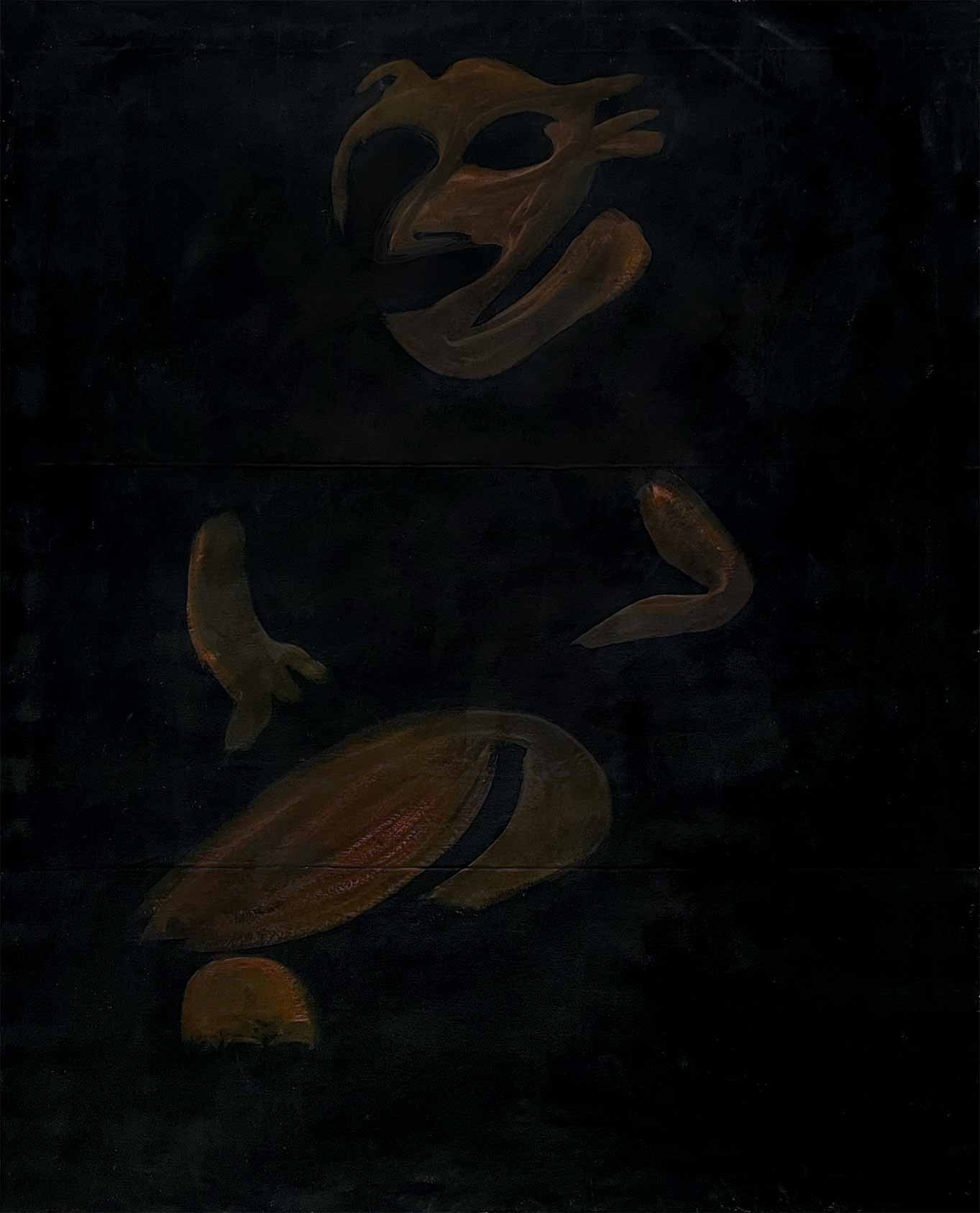 erosion-oil-painting-portrait-black-orange-by-paul-seaholm